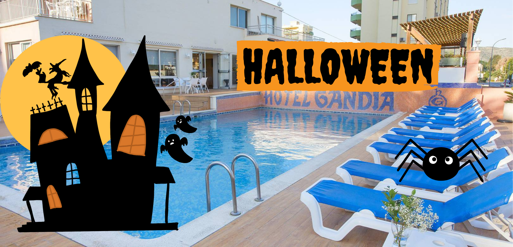 Escapada Halloween «Hotel Gandía Playa 3*» Playa de Gandía, Valencia