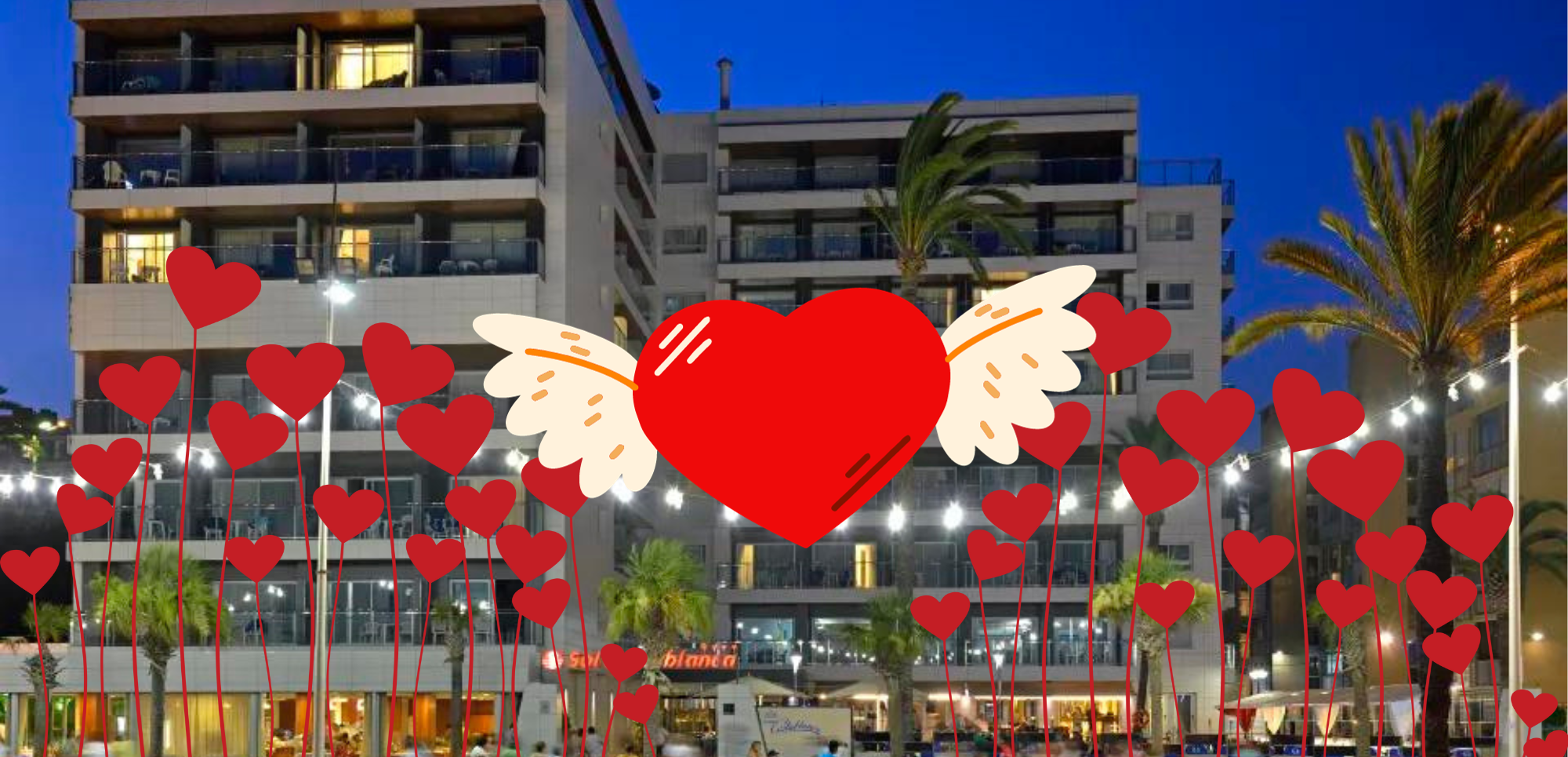Escapada San Valentín «Hotel Innside By Meliá Costablanca 4*» con Bus a Benidorm, Alicante ( Adults Only)
